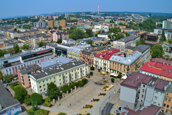 Widok na miasto Kielce