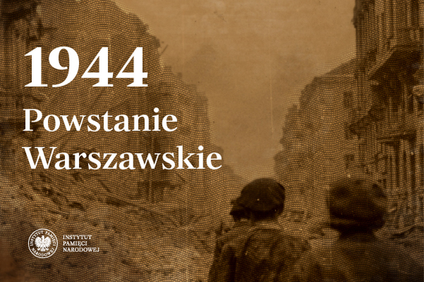 Grafika, tekst 1944 Powstanie Warszawskie