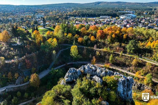 Kadzielnia z lotu ptaka