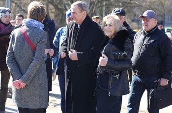 Popiersie Wiesława Gołasa w Alei Sław