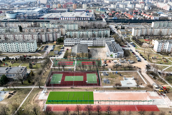 Ostatnie prace przy budowie kompleksu sportowo-rekreacyjnego na Bocianku