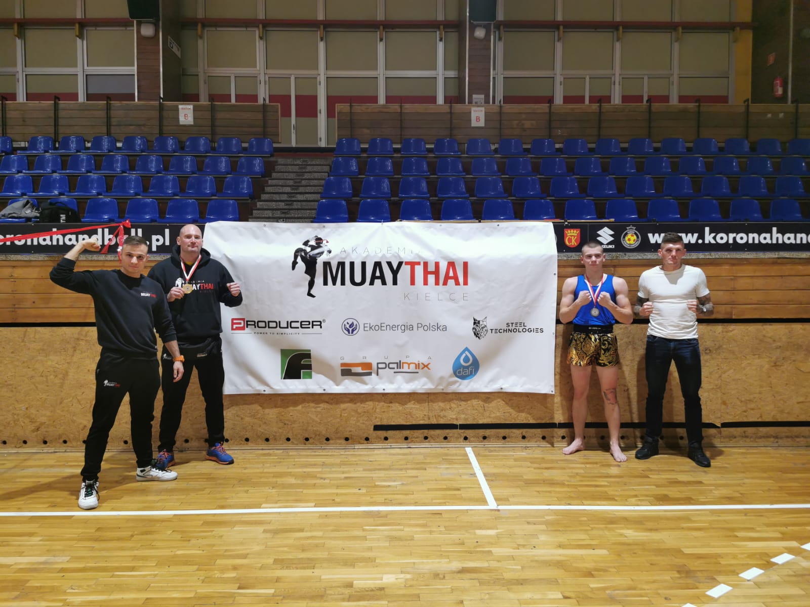 zawodnicy Akademii Muay Thai Kielce