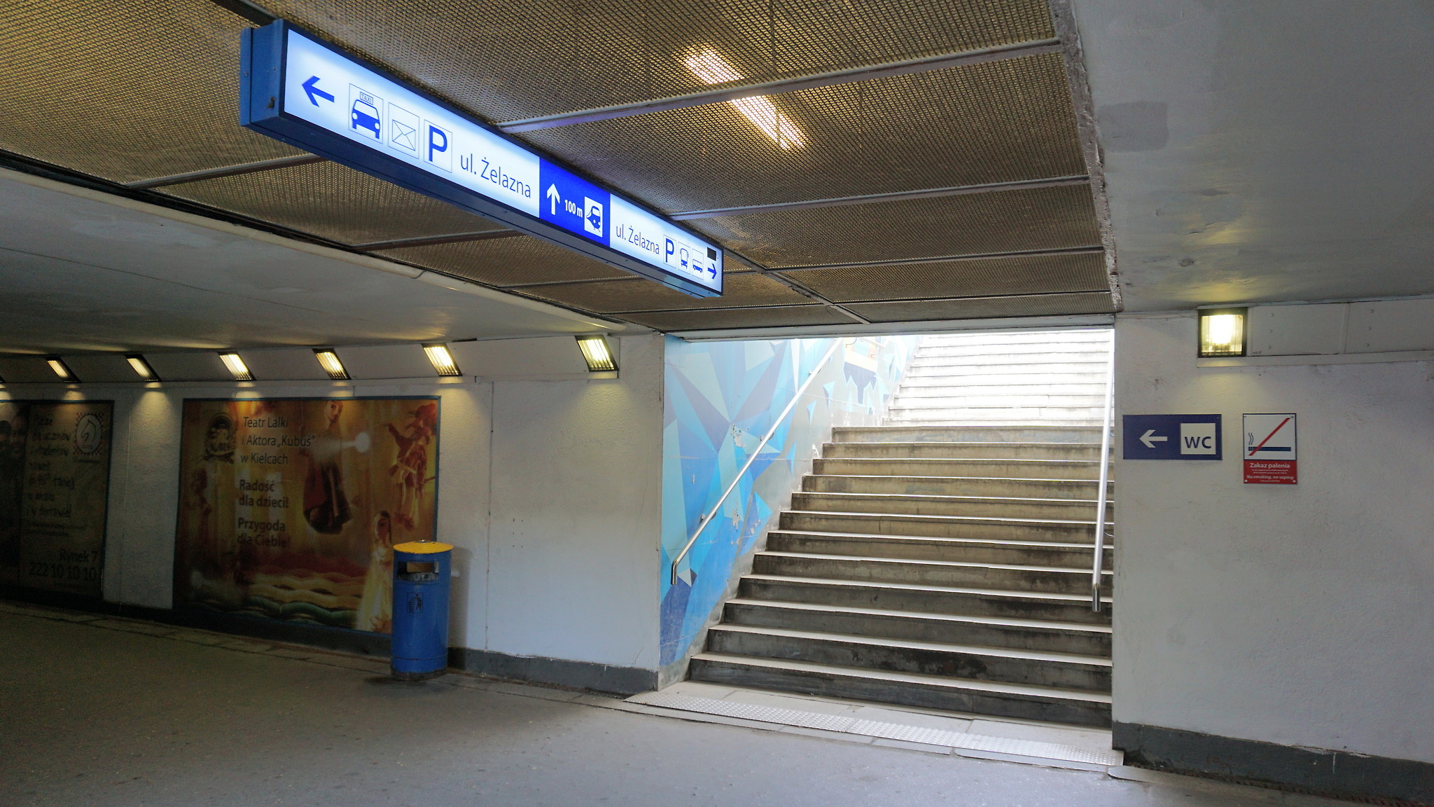 3 listopada z ruchu podróżnych zostanie wyłączona część tunelu znajdująca się bezpośrednio pod modernizowanym budynkiem.